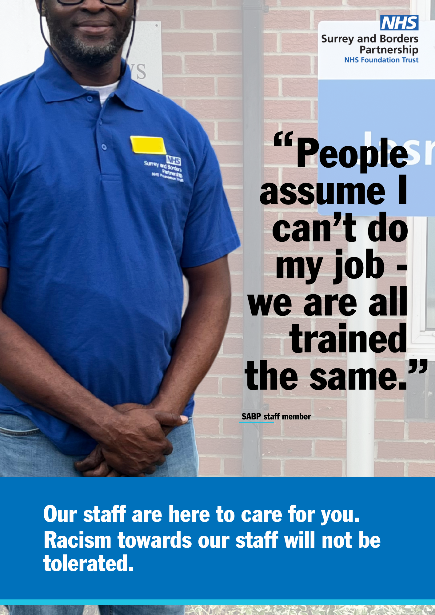 Version 2 of a anti racism poster
