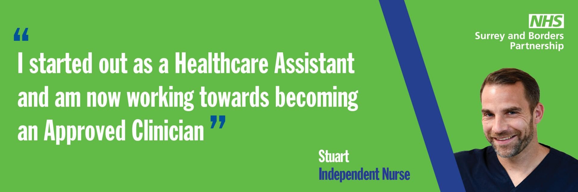 A member of staff quoting the benefits of working for our Trust