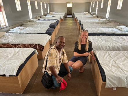Tham and Emma in the ward