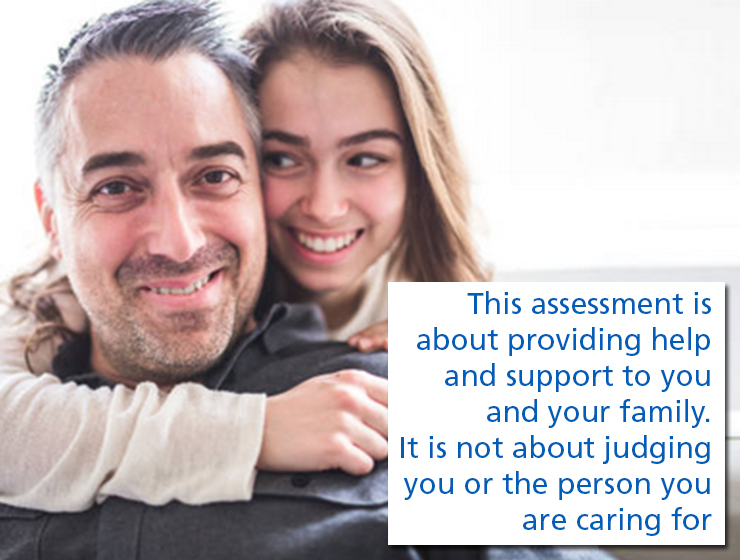 This assessment is about providing help and support to you and your family. It is not about judging you or the person you are caring for