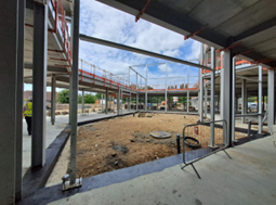 We’ve set up a timelapse camera to capture daily  footage of the construction