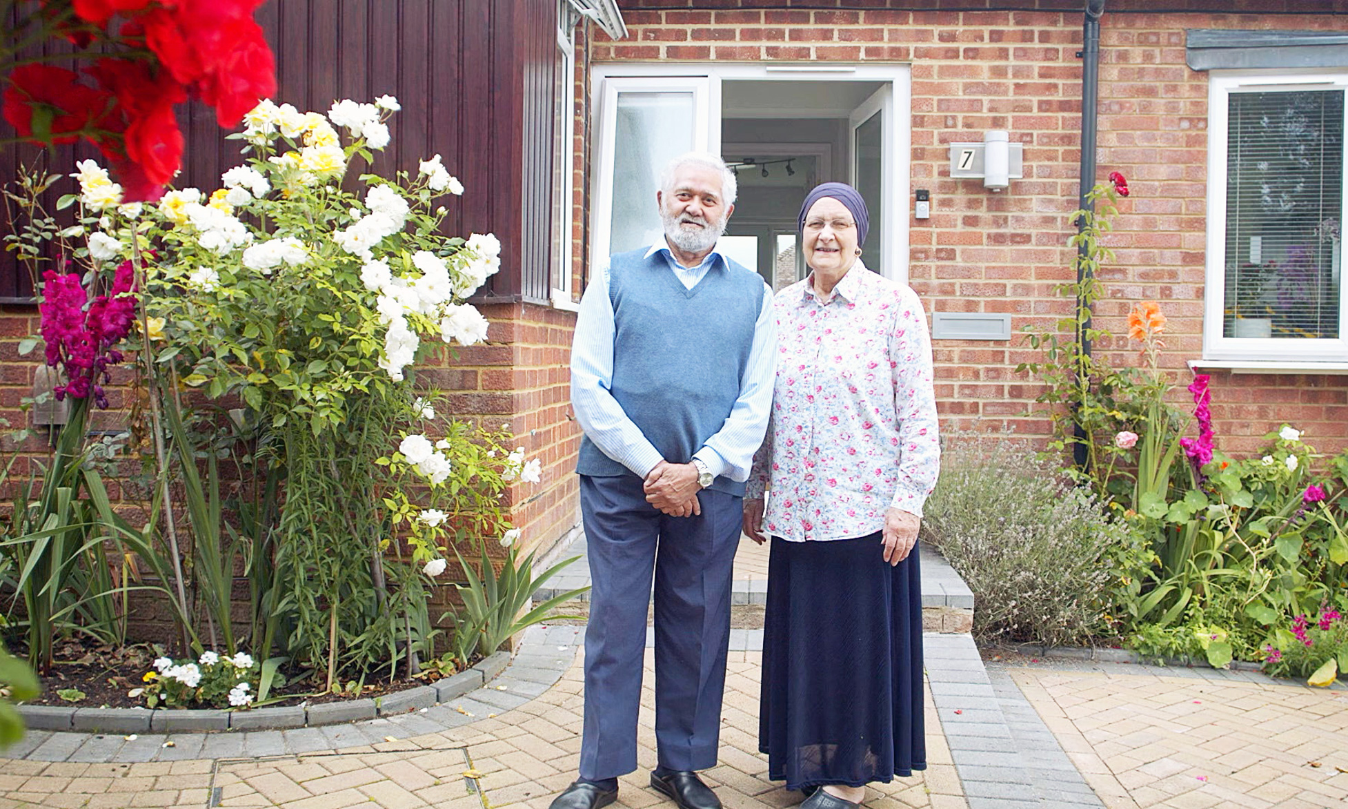 Afzal and Zohra, who are benefitting from Minder